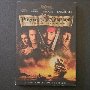DVD Pirates of The Caribbean Curse of the Black Pearl 2 DISC COLLECTOR'S EDITION
